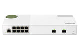 QNAP QSW-M2108-2S network switch Managed L2 2.5G Ethernet (100/1000/2500) Grey