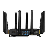 ASUS ROG Rapture GT-BE98 wireless router 10 Gigabit Ethernet Quad-band (2.4 GHz / 5 GHz-1 / 5 GHz-2 / 6 GHz) Black