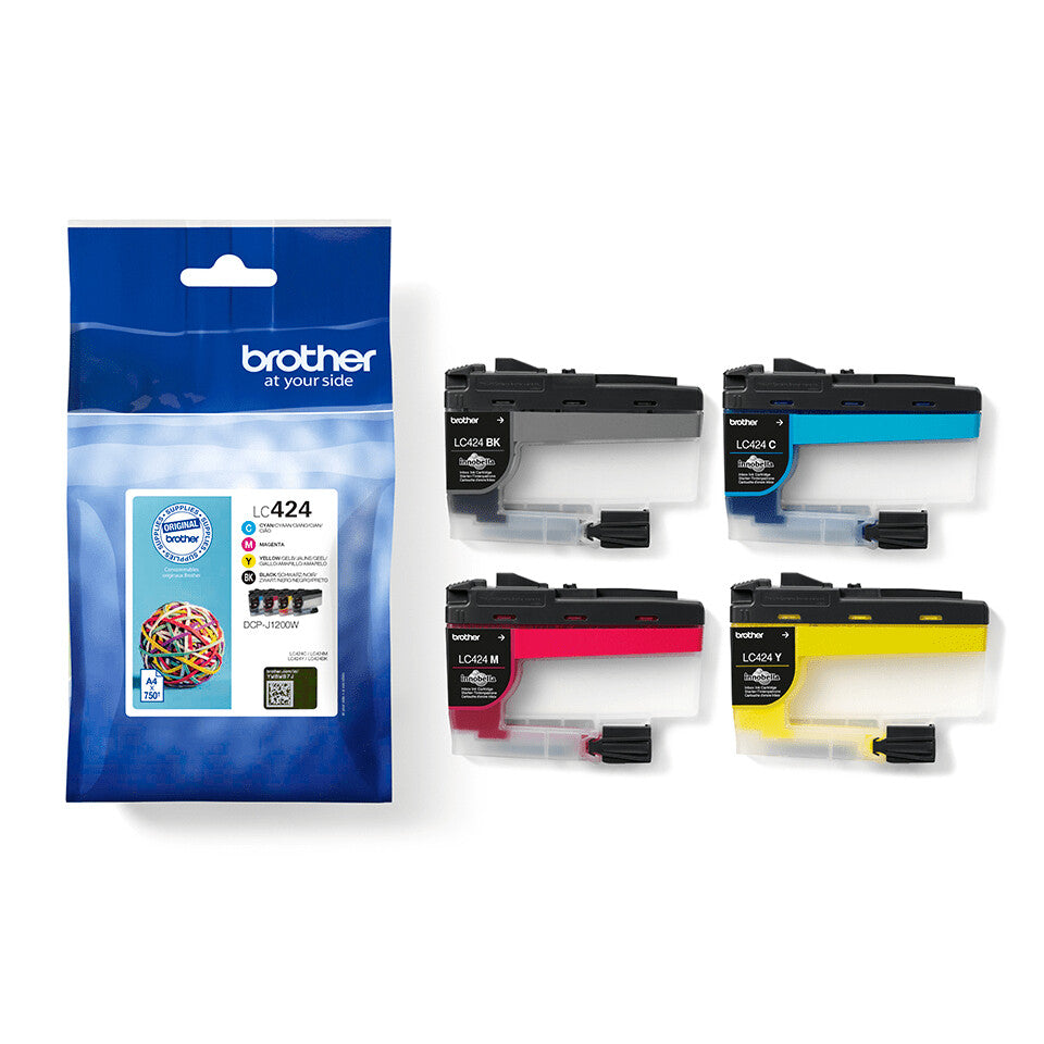 Pc By Ink Brother LC424VAL ink cartridge 4 pc(s) Original Black, Cyan, Magenta ...