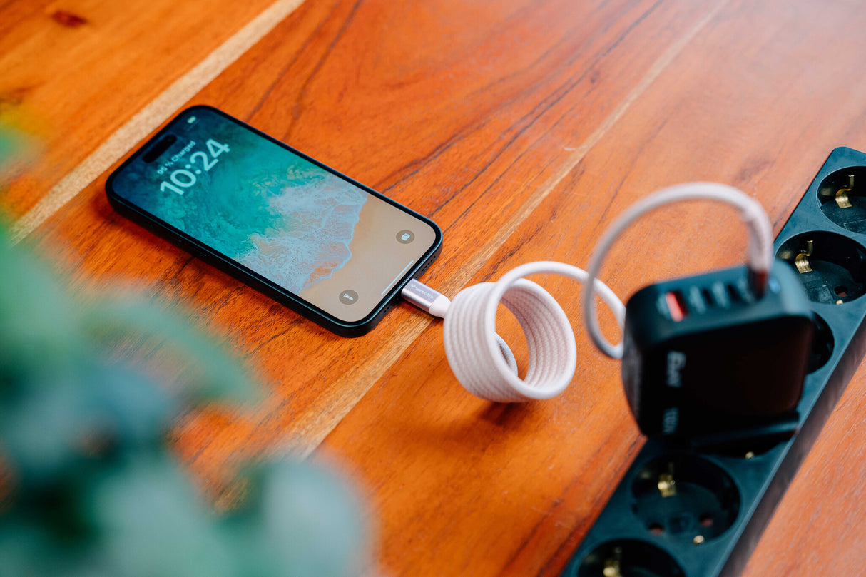 Verbatim Sync & Charge Magnetic Cable - 60W USB-C to USB-C 120 cm Grey