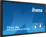 iiyama TF4339AS-B1AG computer monitor 108 cm (42.5") 3840 x 2160 pixels 4K Ultra HD LED Touchscreen Black