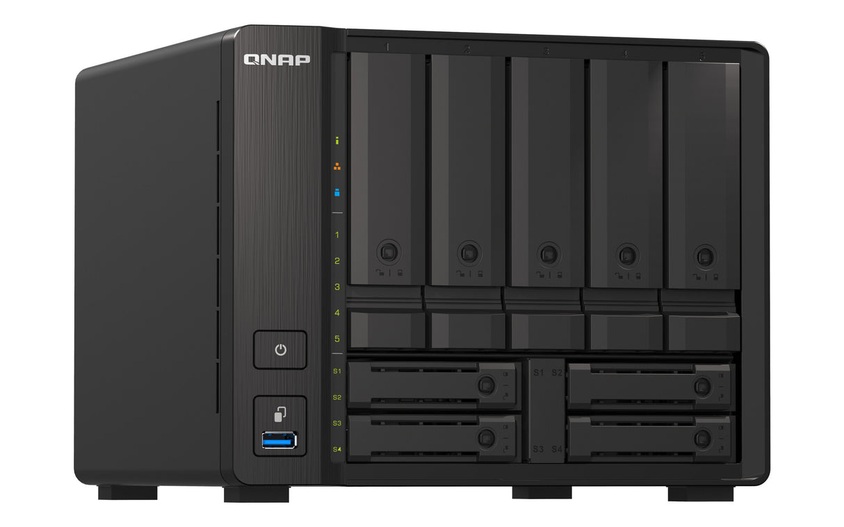 QNAP TS-H973AX NAS Tower Ethernet LAN Black V1500B