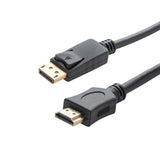 connektgear 1m DisplayPort to HDMI Connector Cable - Male to Male Gold Connectors