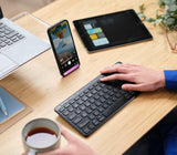 Trust Lyra keyboard Office USB + RF Wireless + Bluetooth QWERTY UK English Black