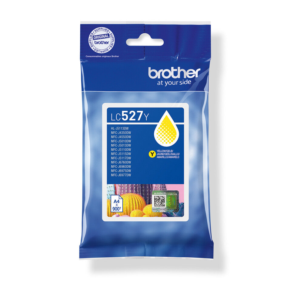 Brother Genuine LC527Y Ink Cartridge - Yellow