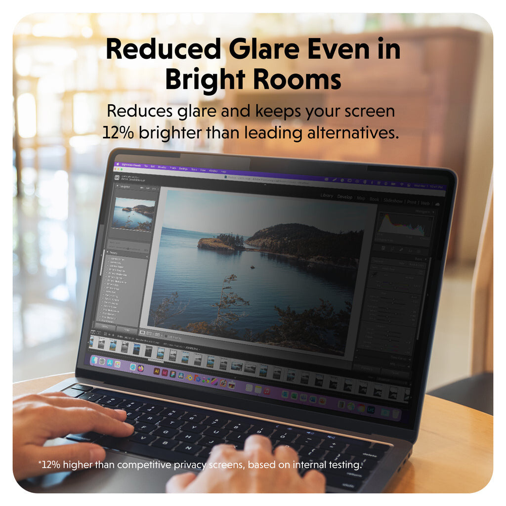 HYPER HyperShield Magnetic Privacy 35.6 cm (14") Laptop Frameless display privacy filter 3H