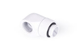 Alphacool Eiszapfen L-connector rotatable G1/4 outer thread to G1/4 inner thread - white