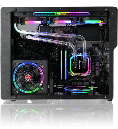 RAIJINTEK Ophion M Evo ALS Midi Tower Black, Transparent