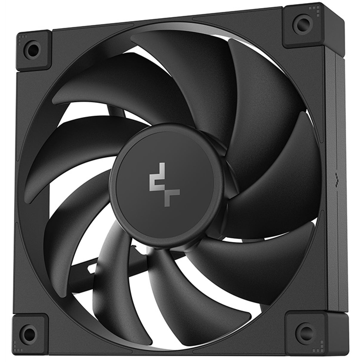 DeepCool FD12 120mm PWM Case Fan, High Airflow, Low Noise, Hydro Bearing, Daisy-Chain 8-Pin Connector, Black, Single Pack