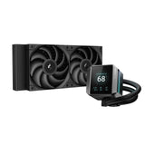 DeepCool Mystique 240 CPU Cooler, Personalized Cooling with 2.8" TFT LCD Screen and Enhanced Pump Performance, 5 year warranty