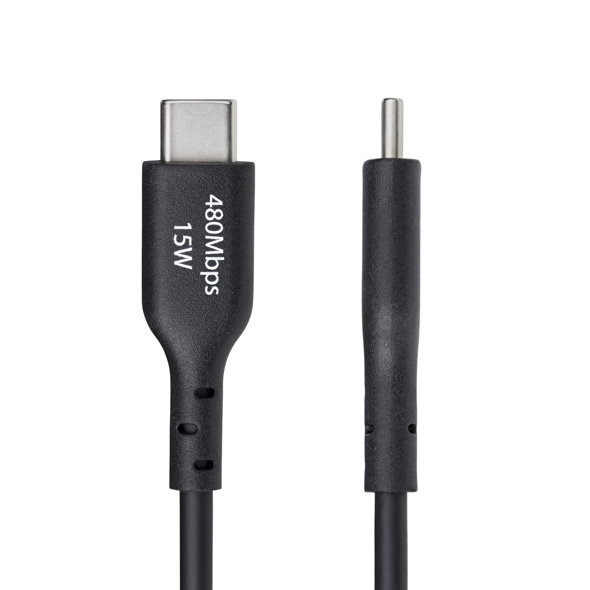 StarTech.com 3ft (1m) USB-A to USB-C Charging Cable, Charge & Sync, 3A, USB 2.0, TPE Jacket - Black USB Charging Cord