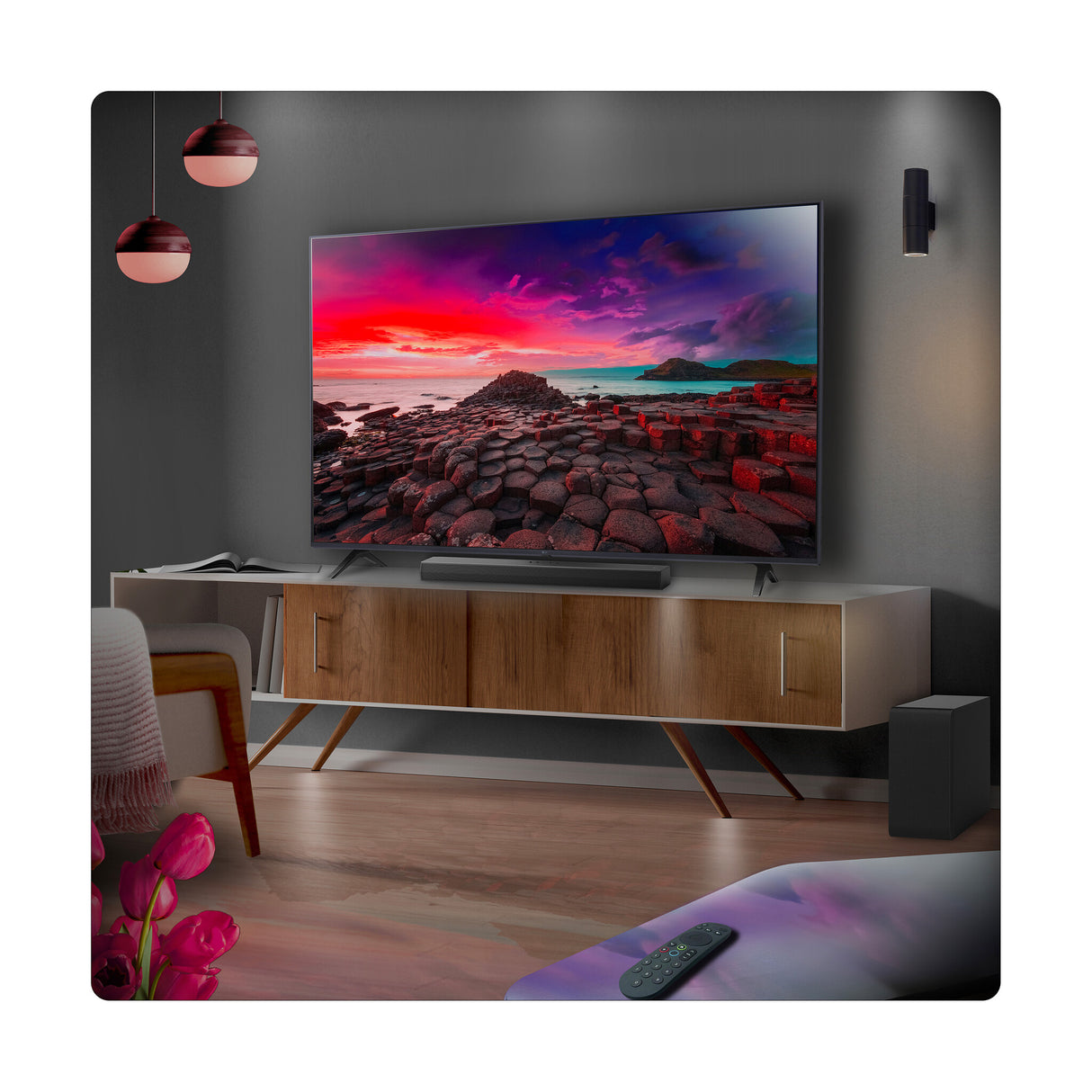 LG US40T.DGBRLLK soundbar speaker Black 2.1 channels 300 W