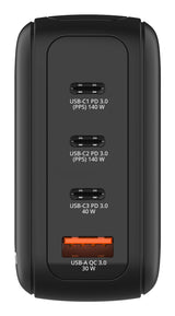 Verbatim Mini GaN Charger 140W with Display