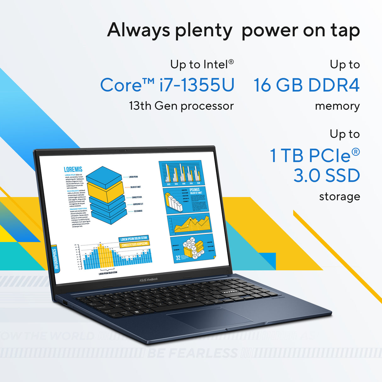 ASUS Vivobook 15 X1504VA-NJ814W Intel® Core™ i3 i3-1315U Laptop 39.6 cm (15.6") Full HD 8 GB DDR4-SDRAM 512 GB SSD Wi-Fi 6 (802.11ax) Windows 11 Home Silver