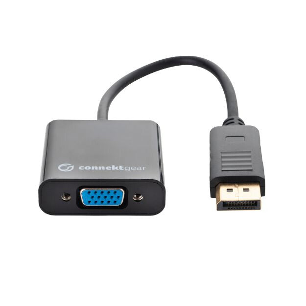 connektgear DisplayPort to VGA Active Adapter - Male to Female (DP Source)