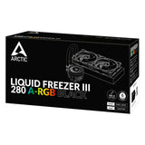 ARCTIC Liquid Freezer III 280 A-RGB - Multi Compatible All-in-One CPU Water Cooler with A-RGB