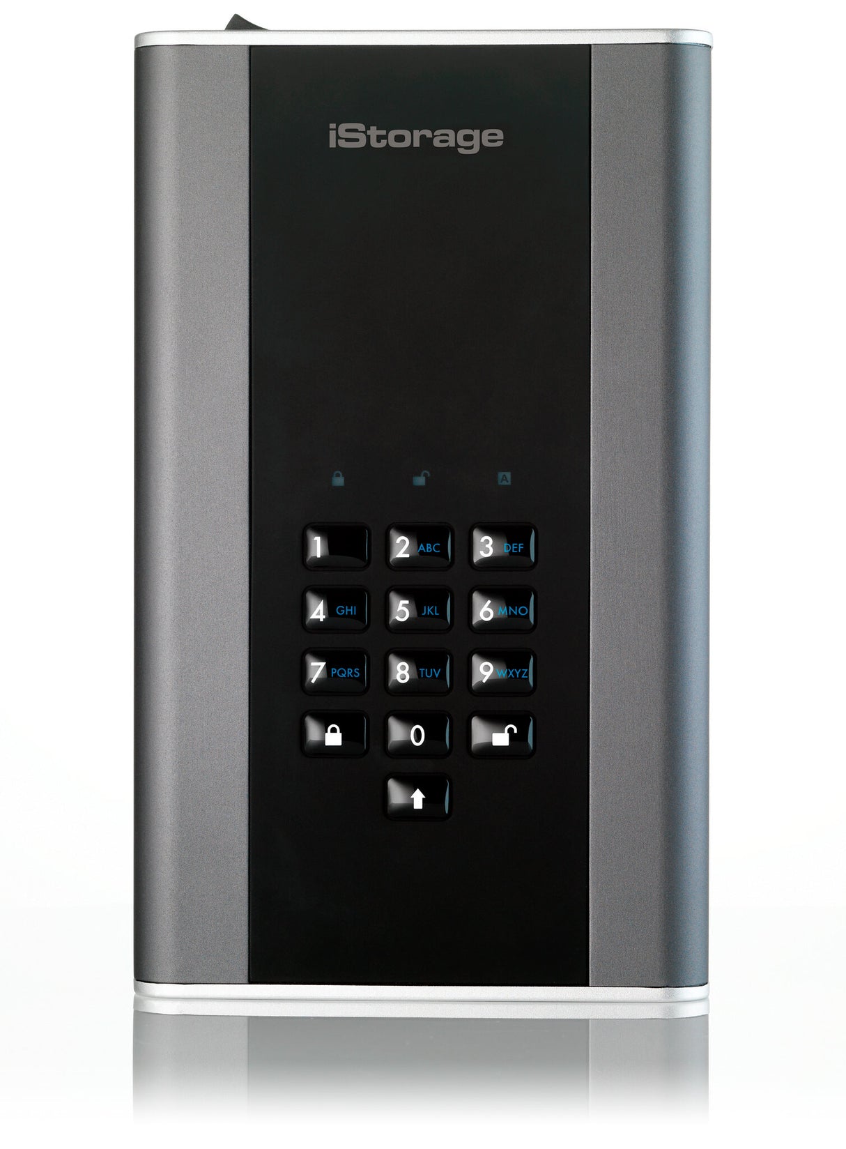 iStorage diskAshur DT2 256-bit 16TB USB 3.2 FIPS Level 3 certified, secure encrypted desktop hard drive