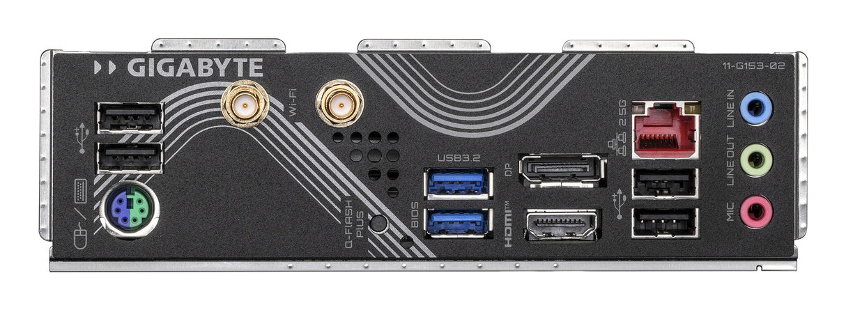 GIGABYTE B840M EAGLE WIFI6 Motherboard - AMD Ryzen 9000 CPUs, 5+2+2 Phases VRM, up to 7600MHz DDR5(O.C), 1xPCIe 4.0 + 1xPCIe 3.0 M.2, Wi-Fi 6, 2.5GbE LAN, USB 3.2 Gen 1