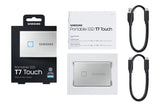 Samsung Portable SSD T7 Touch 500GB - Silver