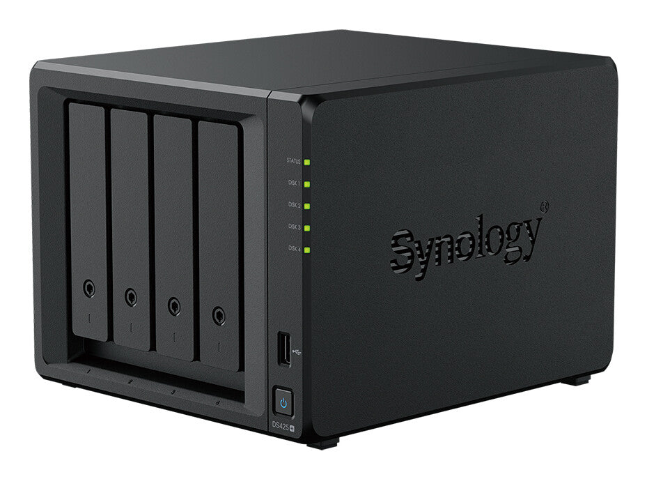 Synology DiskStation DS425+ NAS Intel® Celeron® J4125 2 GB DDR4 48 TB HDD Black