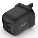 Belkin WCH011MYBK mobile device charger Universal Black AC Fast charging Indoor