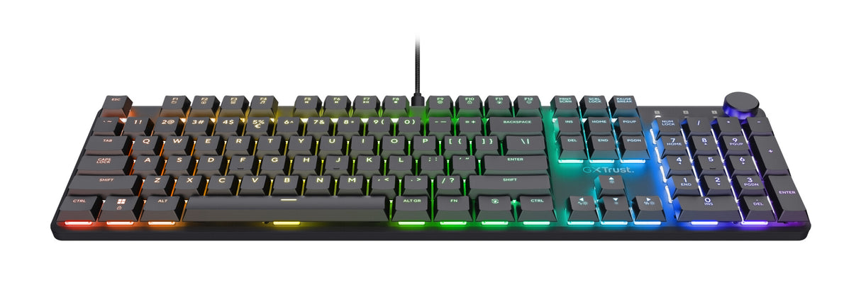 Trust GXT 866 Torix keyboard Gaming USB QWERTY UK English Black