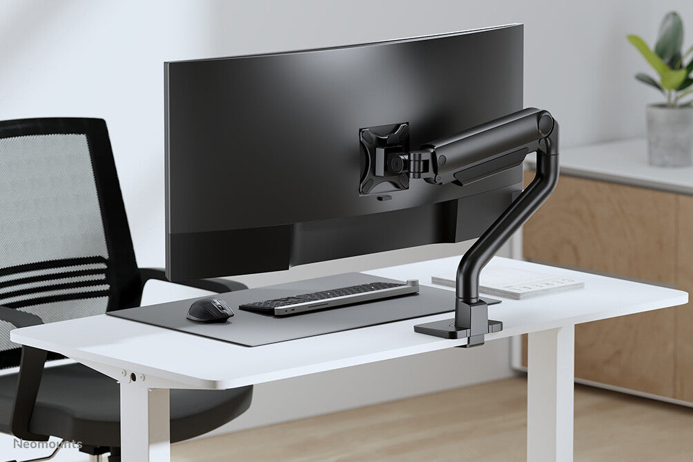 Neomounts DS70S-950BL1 Monitor arm 17-49" - gas spring - Topfix - 180°-stop