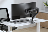Neomounts DS70S-950BL1 Monitor arm 17-49" - gas spring - Topfix - 180°-stop