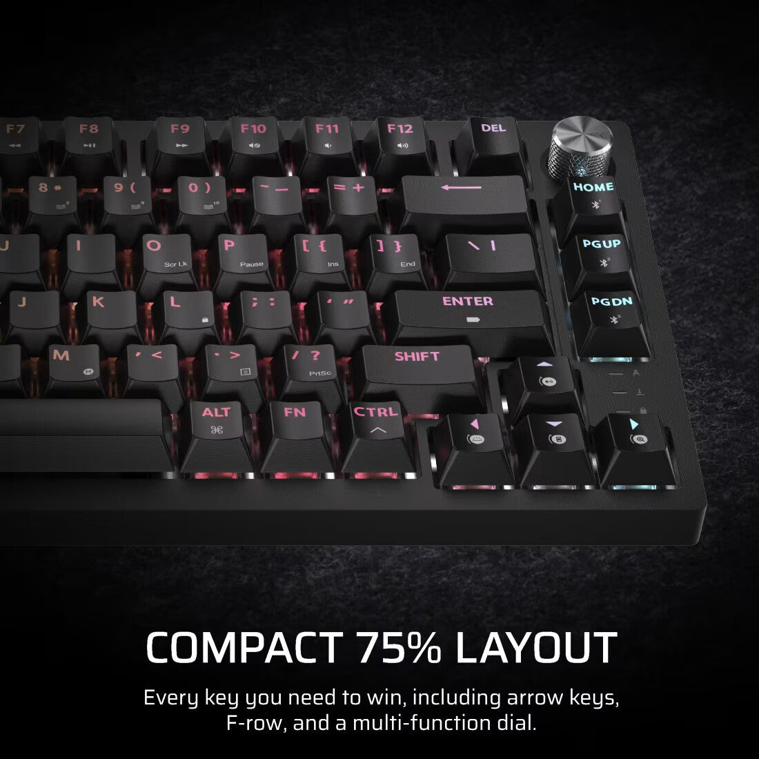 Corsair K65 PLUS WIRELESS keyboard Gaming RF Wireless QWERTY UK English Black