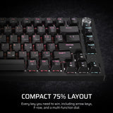Corsair K65 PLUS WIRELESS keyboard Gaming RF Wireless QWERTY UK English Black