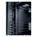 APC NetShelter Cable Management, Vertical Cable Manager, Cable Rings, Set of 8, Black, 55 mm x 766 mm x 85 mm