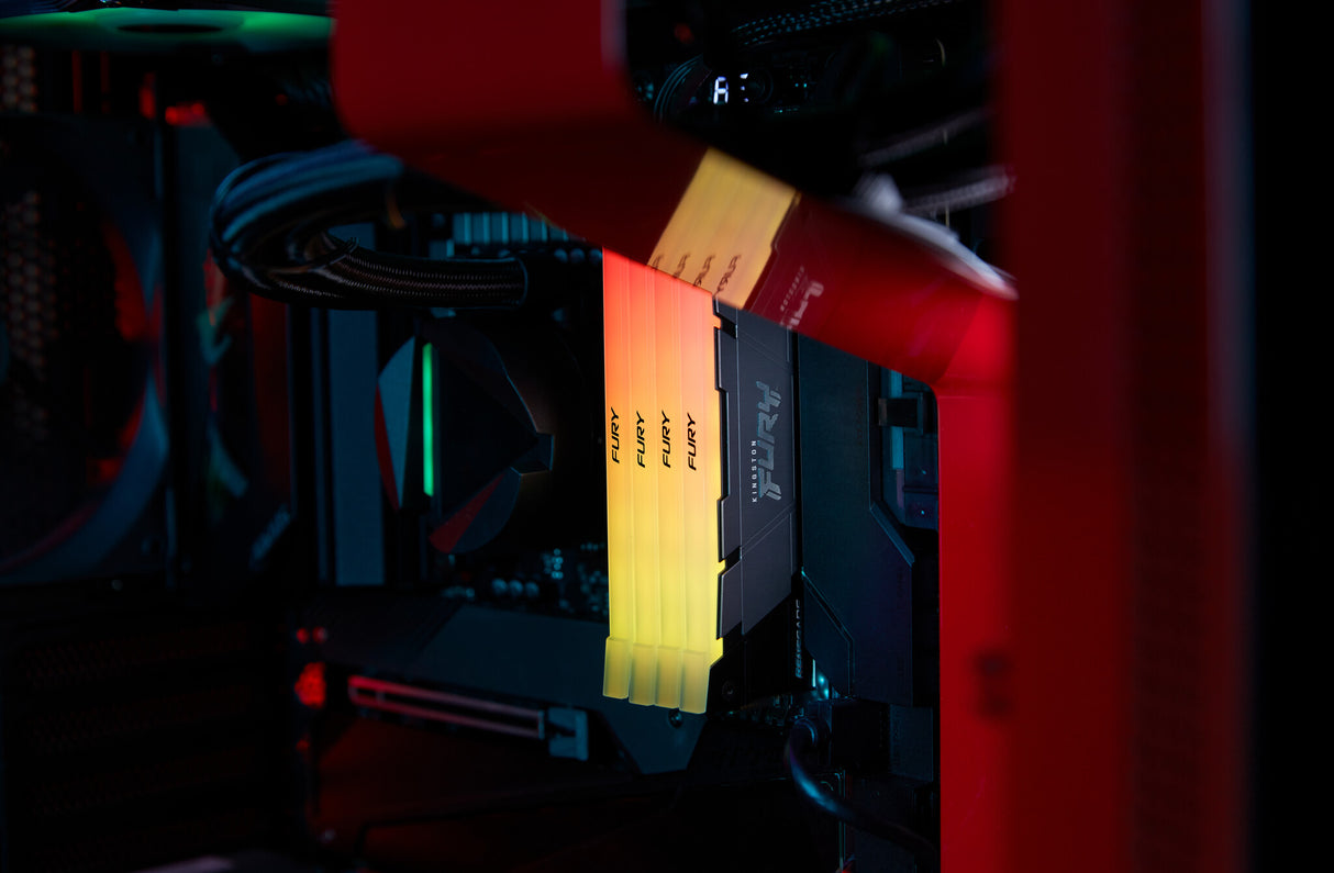 Kingston Technology FURY 32GB 3600MT/s DDR4 CL16 DIMM (Kit of 2) 1Gx8 Renegade RGB