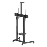 Manhattan Trolley Mount Stand for TV & Monitors (crank handle height adjust), For screens: 37" to 120",VESA compatability:all between 200x200 to 1000x600mm -check the dimensions of the four mounting holes on back of screen to ensure it fits,Max 120kg,1180