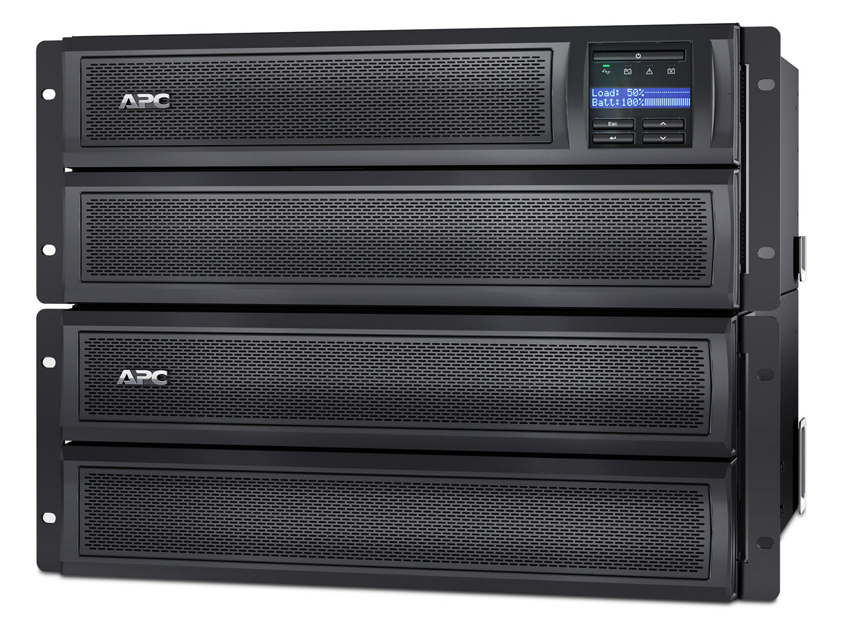 APC Smart-UPS X SMX2200HV - 2200VA, 8x C13 + 2x C19 outlet, USB, expandable runtime, short depth