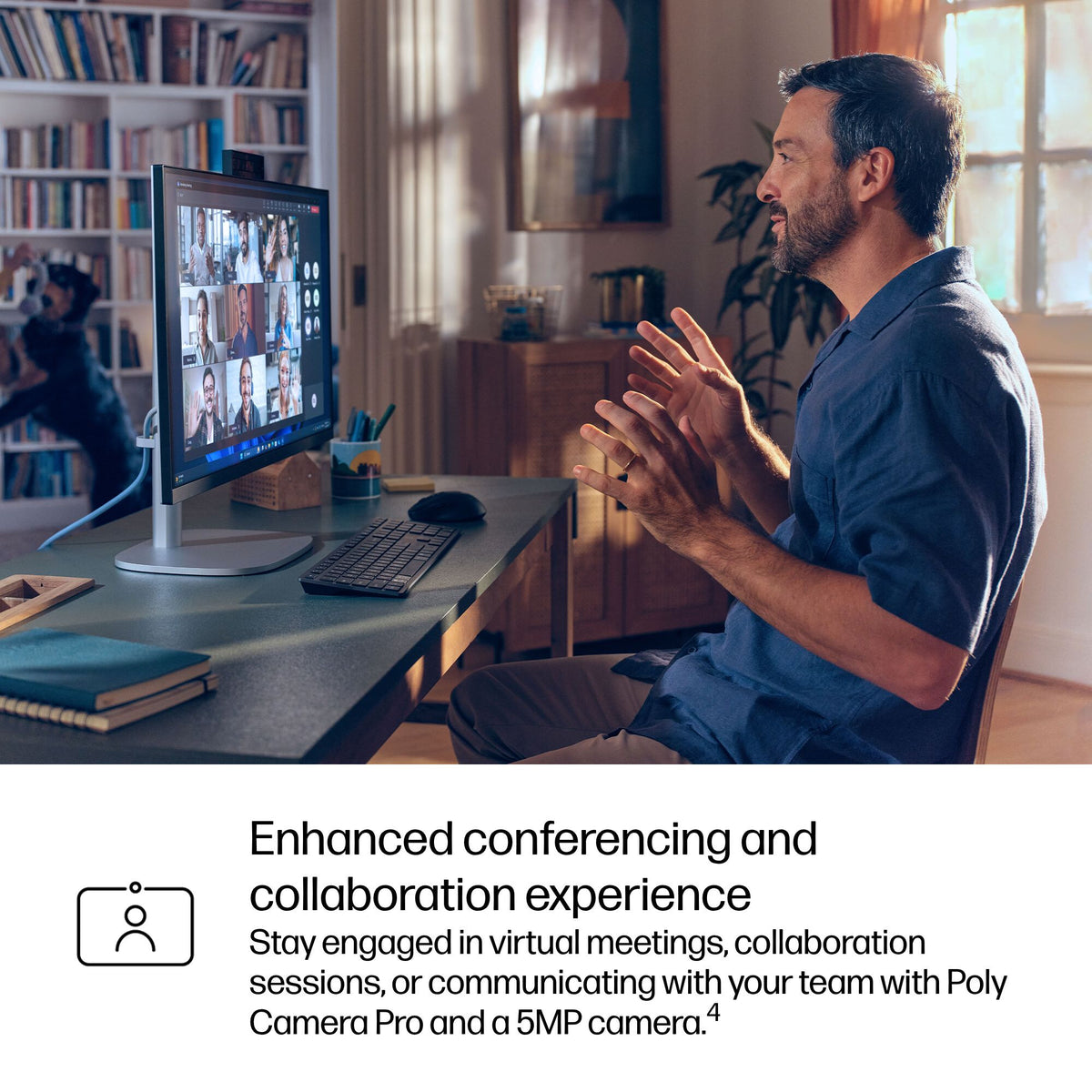 HP E6EQ9ET All-in-One PC/workstation 60.5 cm (23.8") 1920 x 1080 pixels 16 GB DDR5-SDRAM Windows 11 Pro Wi-Fi 7 (802.11be) AI PC Silver
