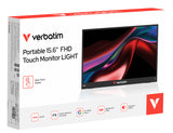 Verbatim Portable 15.6" FHD Touch Monitor LIGHT