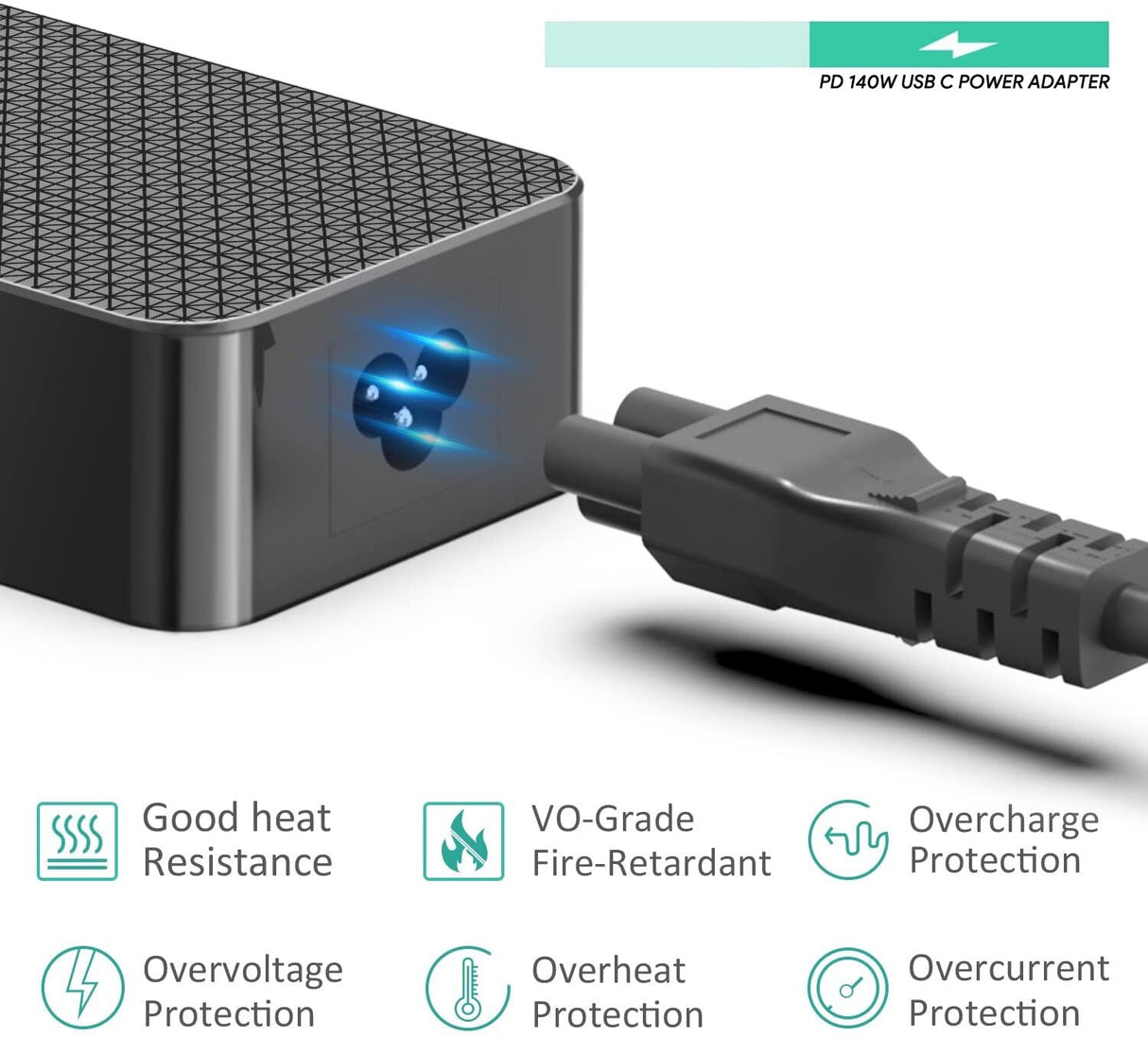 Origin Storage Origin 140W USB-C Adapter with UK Cable