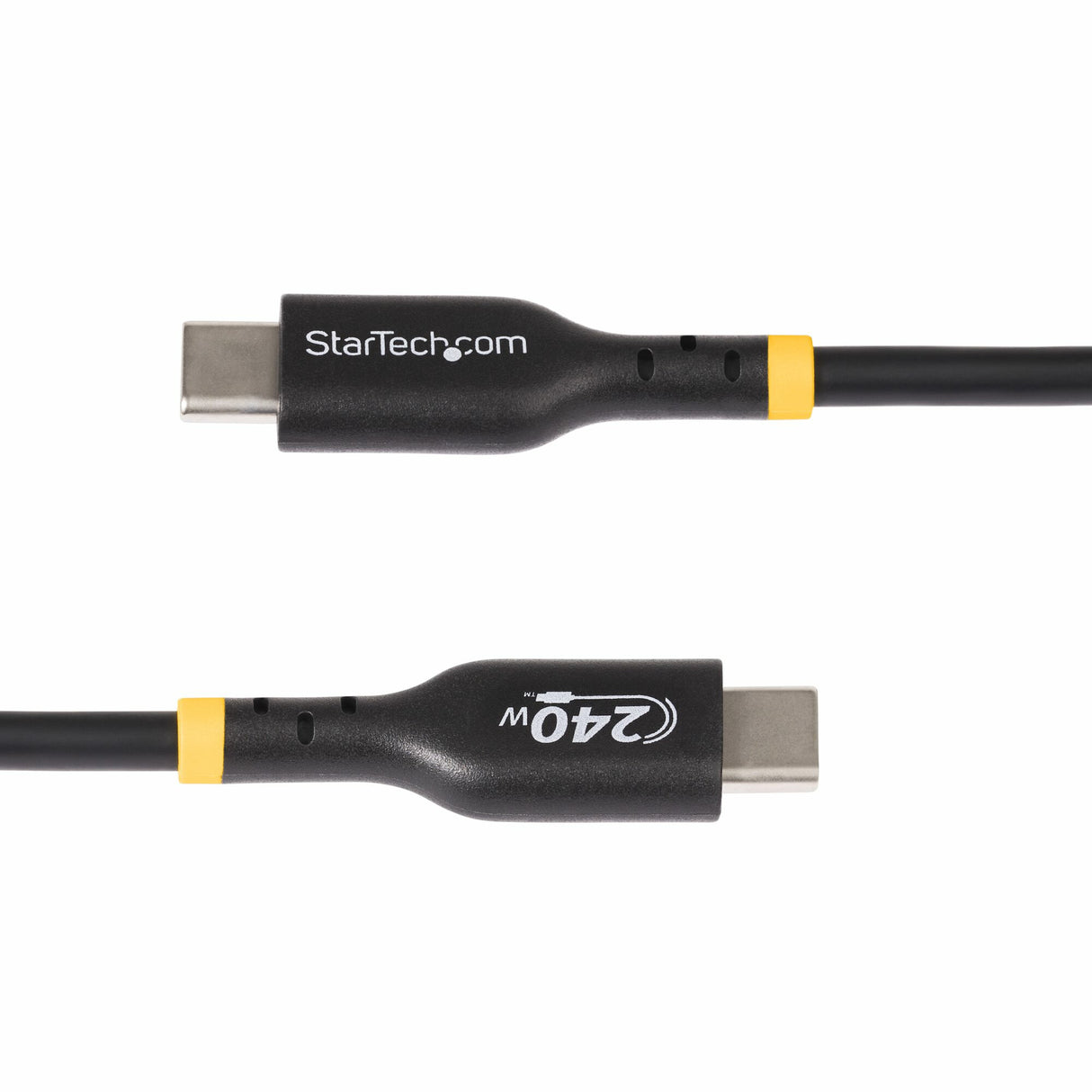 StarTech.com 1m USB-C Charging Cable, USB-IF Certified USB C Cable, 240W PD EPR, USB 2.0 Type-C Laptop Charger Cord, USB-C Data Transfer Cable, TPE Jacket, M/M