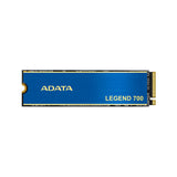 Adata Legend 700 (ALEG-700-1TCS) Interfaz NVMe M.2 de 1 TB, PCIe 3.0, SSD 2280, lectura 2000 MB/s, escritura 1600 MB/s, 3 años de garantía