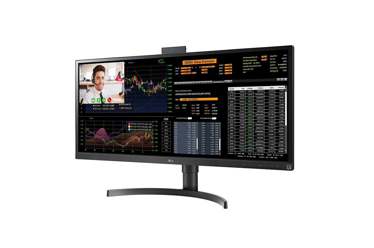 LG 34CN650N-6N Intel® Celeron® J4105 81.3 cm (32") 2560 x 1080 pixels All-in-One thin client 4 GB DDR4-SDRAM 16 GB eMMC Wi-Fi 5 (802.11ac) Black