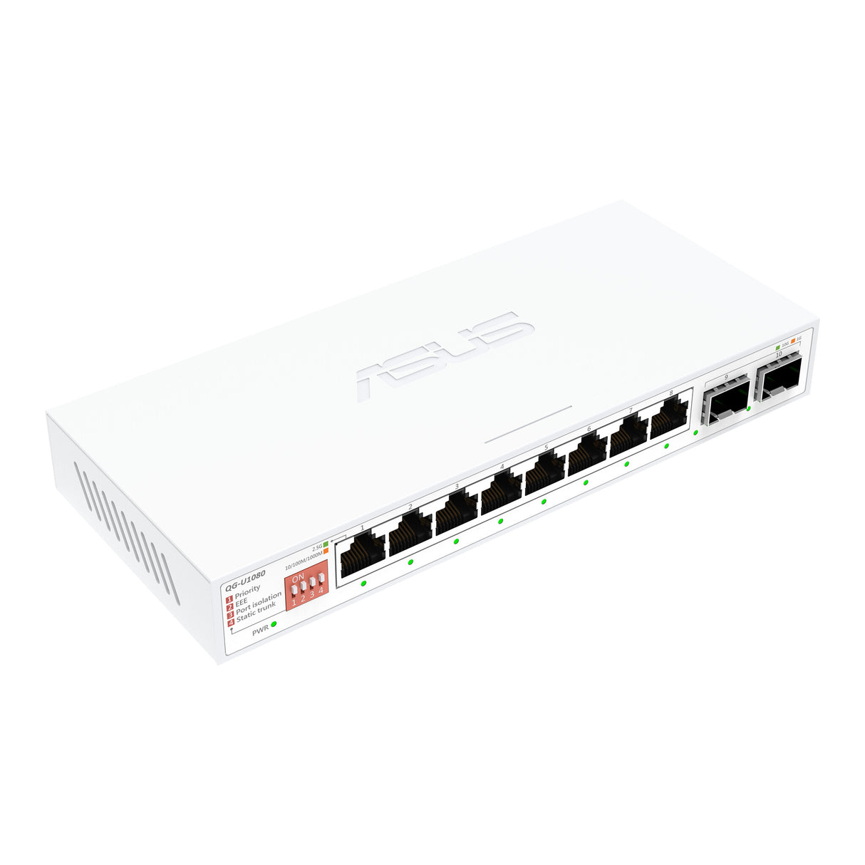 ASUS QG-U1080 Unmanaged 2.5G Ethernet (100/1000/2500) White