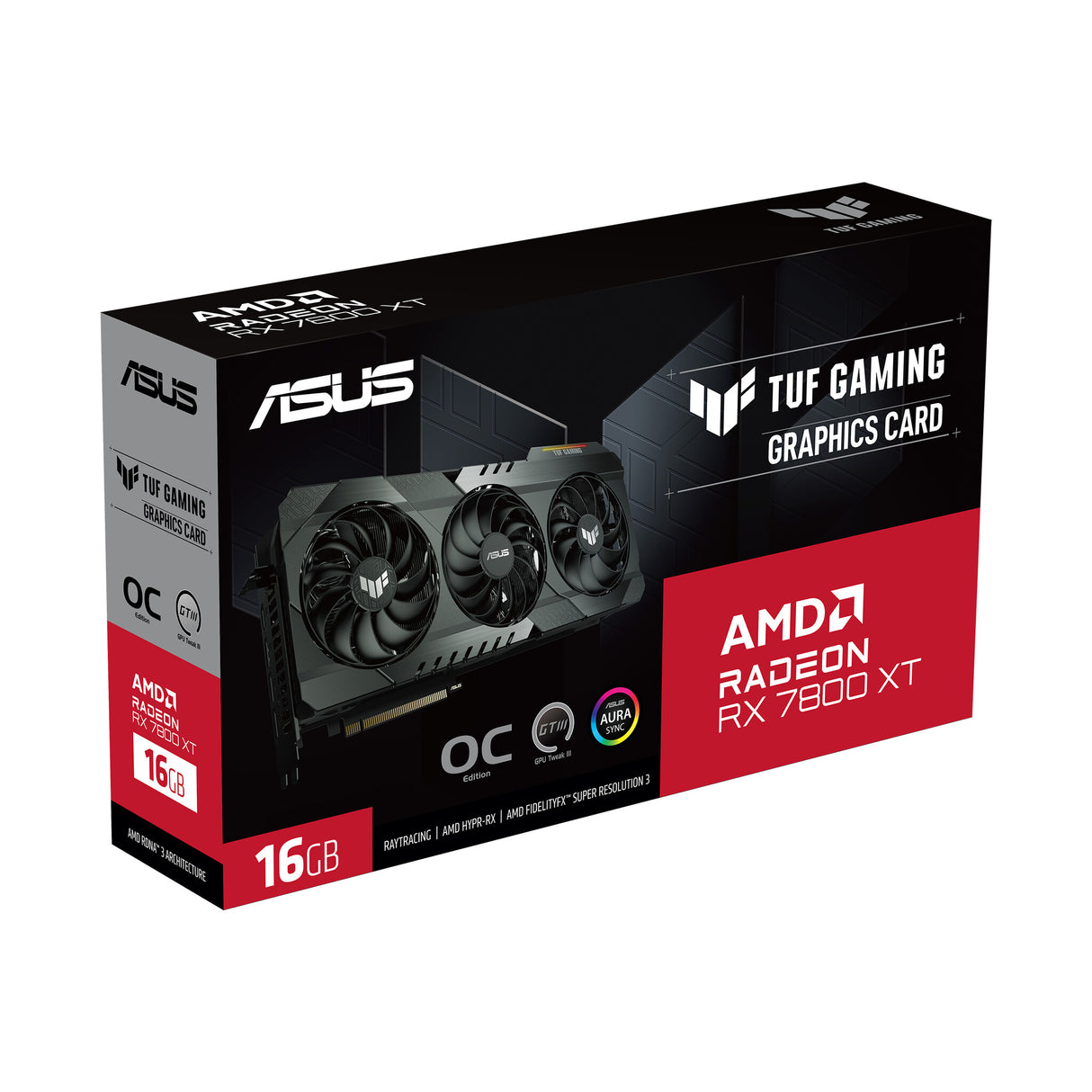 ASUS TUF-RX7800XT-O16G-OG-GAMING AMD Radeon RX 7800 XT 16 GB GDDR6