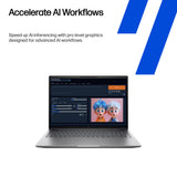 HP B72Y9ET laptop Intel Core Ultra 7 Mobile workstation 40.6 cm (16") WUXGA 32 GB DDR5-SDRAM Wi-Fi 7 (802.11be) Windows 11 Pro