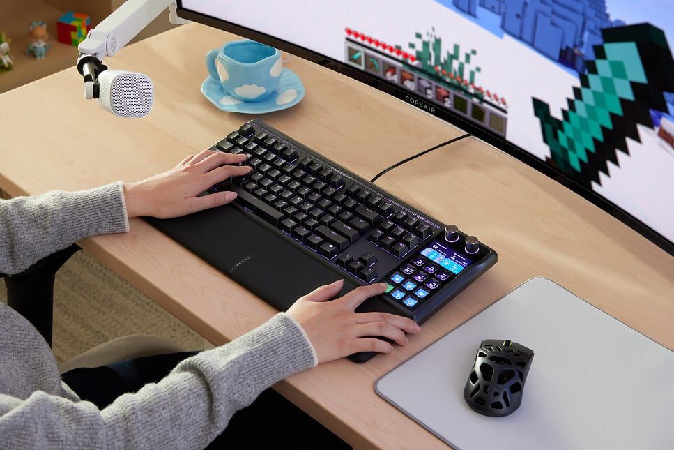 Corsair GALLEON 100 SD keyboard Gaming USB QWERTY UK English Black