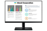 Samsung T45F computer monitor 61 cm (24") 1920 x 1080 pixels Full HD LED Black