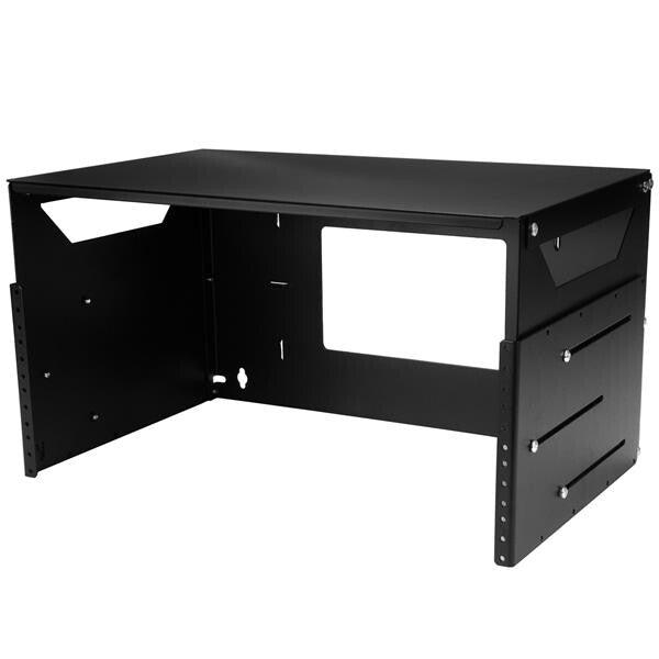 StarTech.com Wall-Mount Server Rack with Built-in Shelf - Solid Steel ...