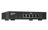 QNAP QSW-1105-5T network switch Unmanaged Gigabit Ethernet (10/100/1000) Black