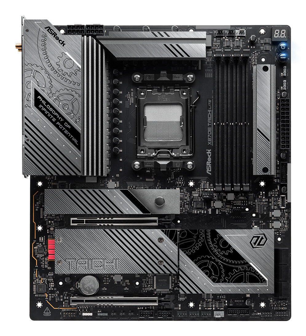 Asrock 90-MXBPA0-A0UAYZ motherboard AMD X870 Socket AM5 Extended ATX