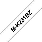 Brother M-K231BZ label-making tape Black on white