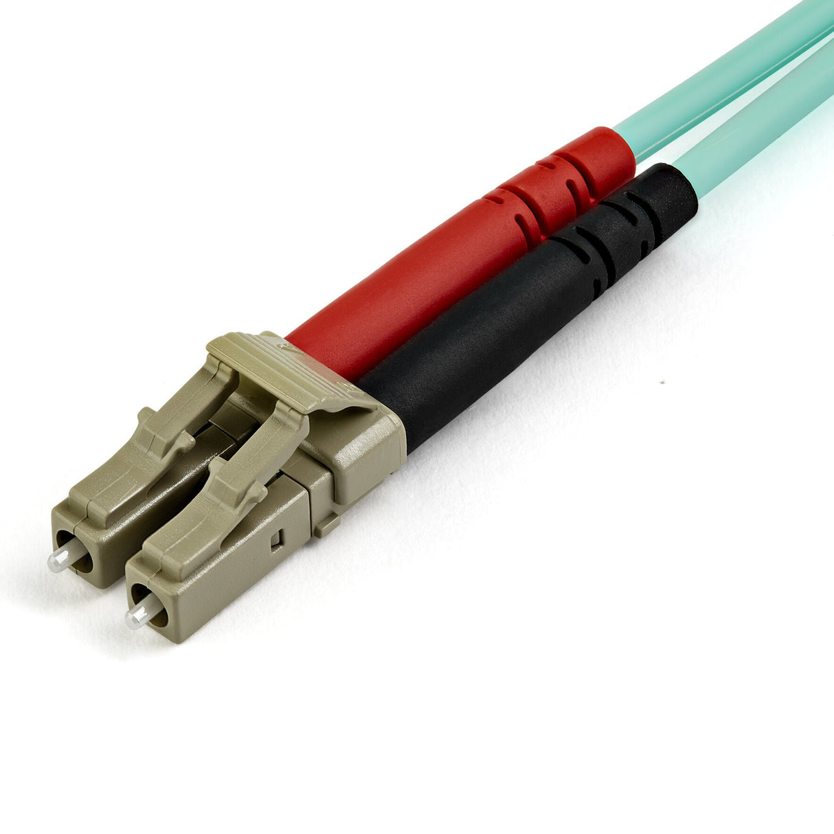 StarTech.com 15m (50ft) LC/UPC to LC/UPC OM4 Multimode Fiber Optic Cable, 50/125µm LOMMF/VCSEL Zipcord Fiber, 100G, Low Insertion Loss - LSZH Fiber Jumper Cord
